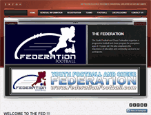 Tablet Screenshot of federationfootball.com